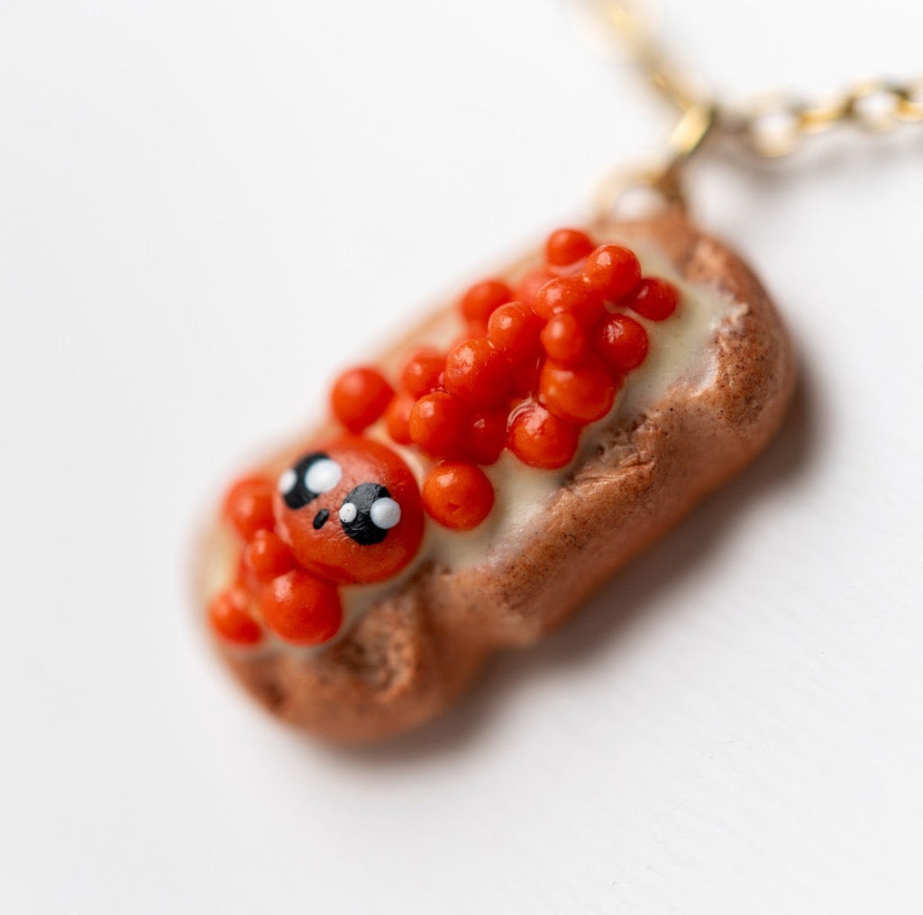 Toast with caviar