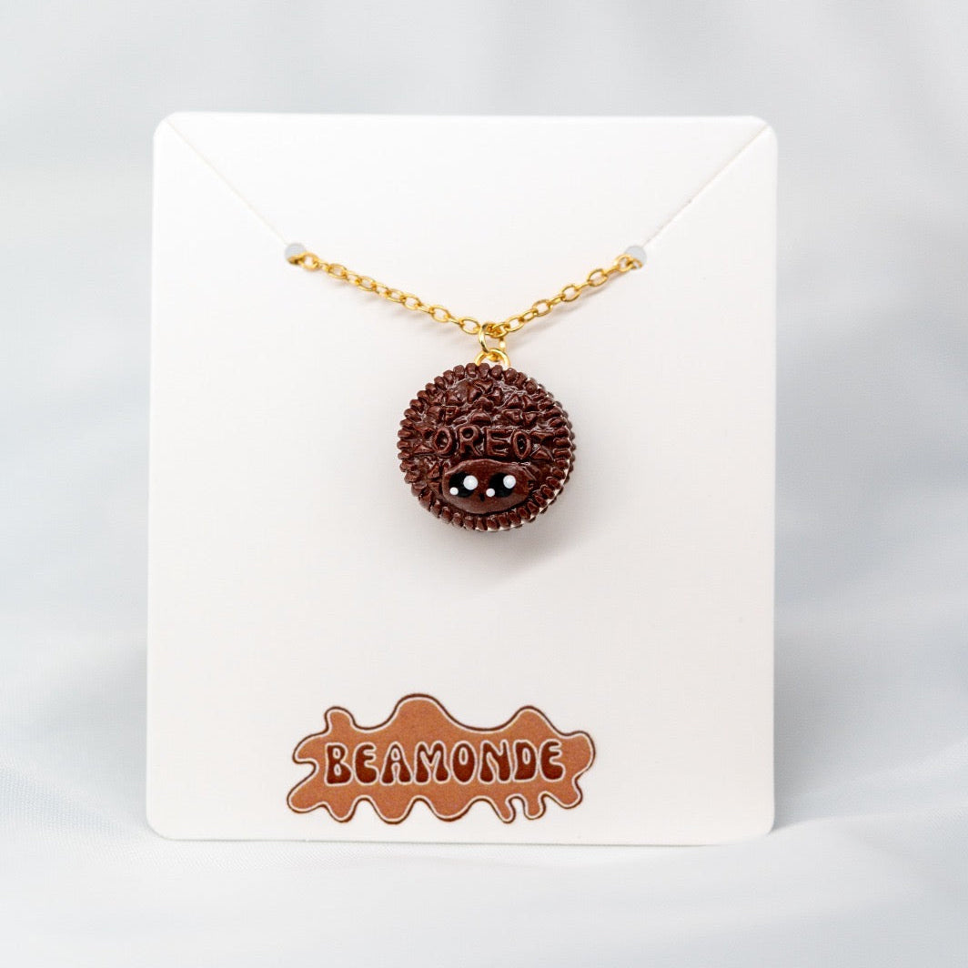 Cute oreo miniature - handmade polymerclay jewelry