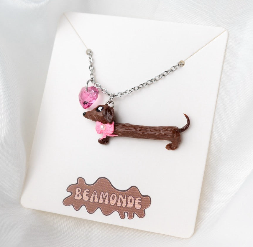 Cute miniature Dachshund - Valentines day cuties