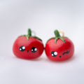 Cute miniature tomato necklace - handmade polymerclay jewelry