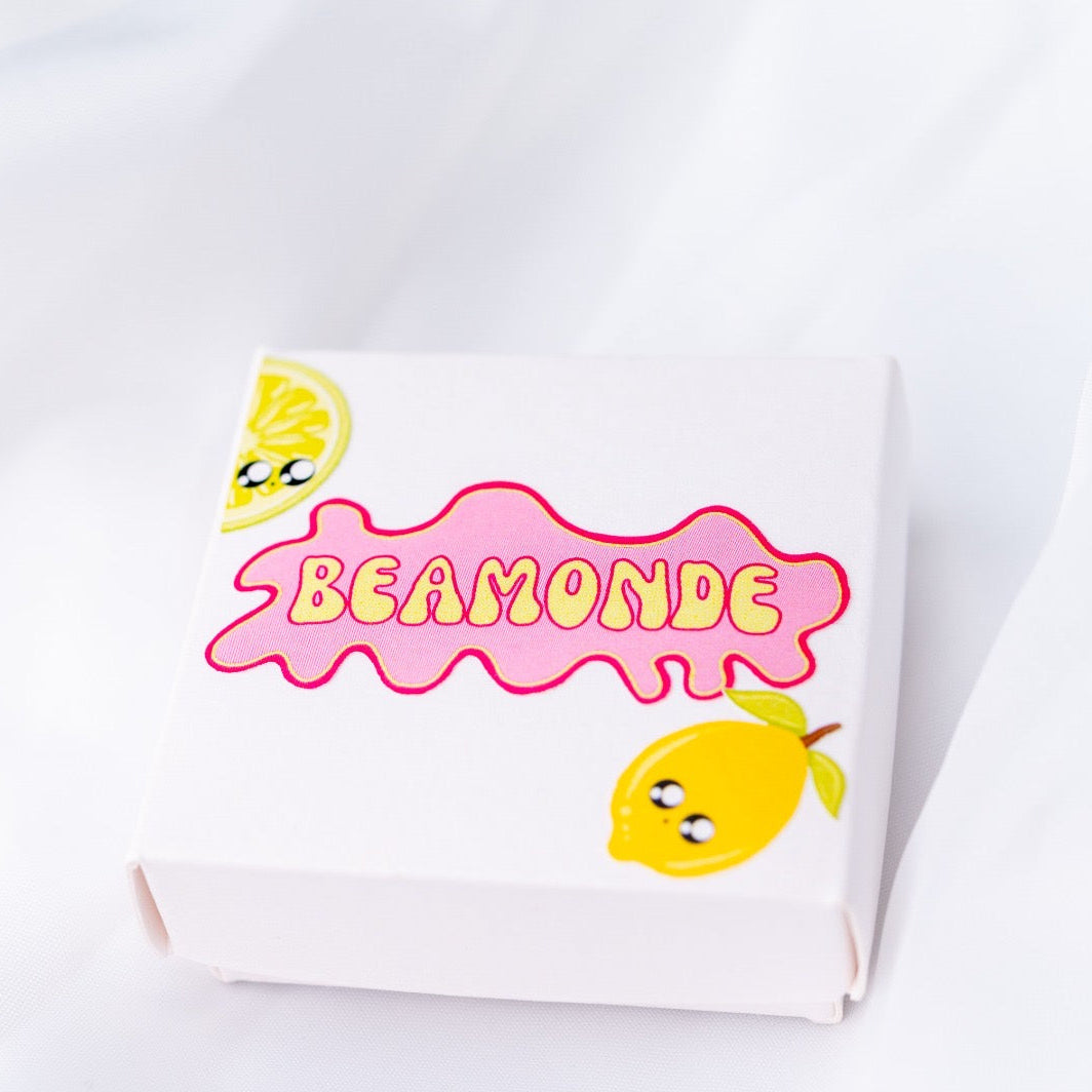 Cute birthday cake necklace - handmade polymerclay charm