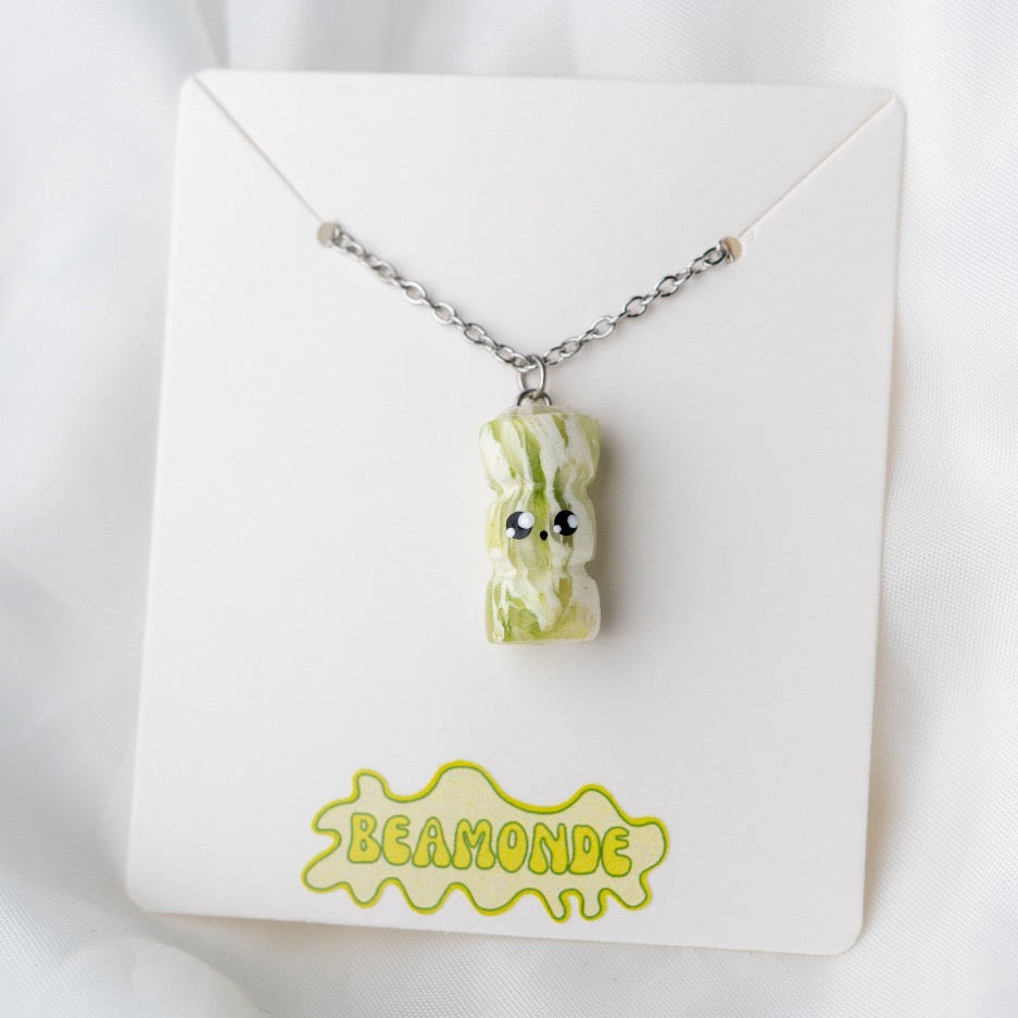 Matcha drink miniature - cute polymer clay jewelry