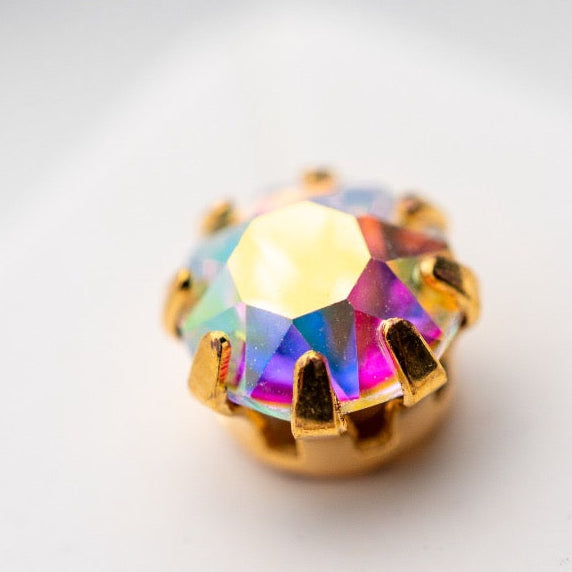 Cute Swarovski earrings - cookie themed gift box