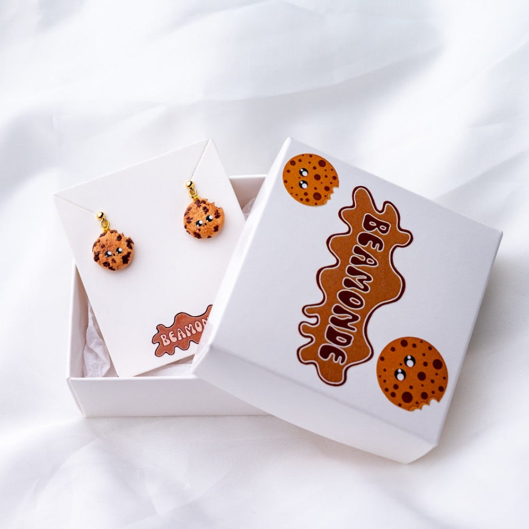 Cute food miniature - Handmade Cookie Earrings