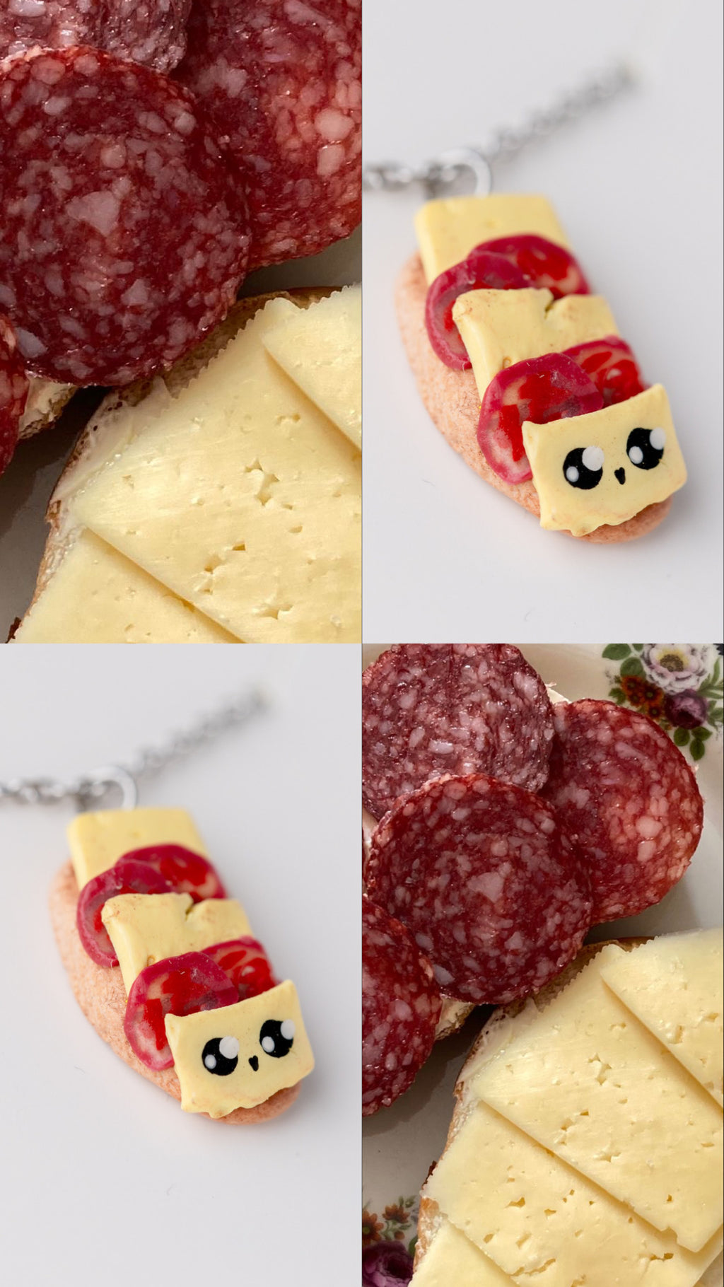 Salami & cheese toast