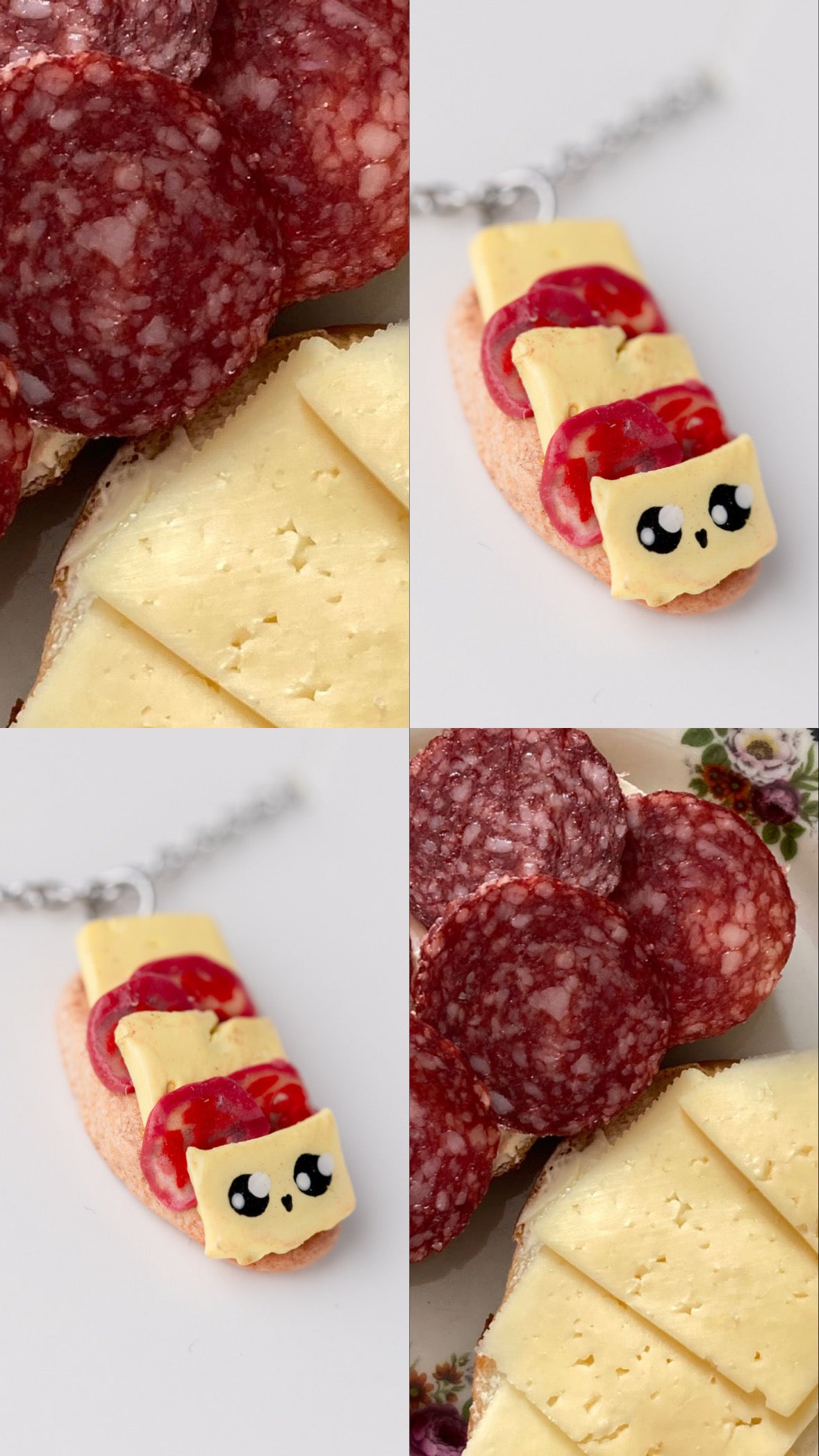 Salami & cheese toast