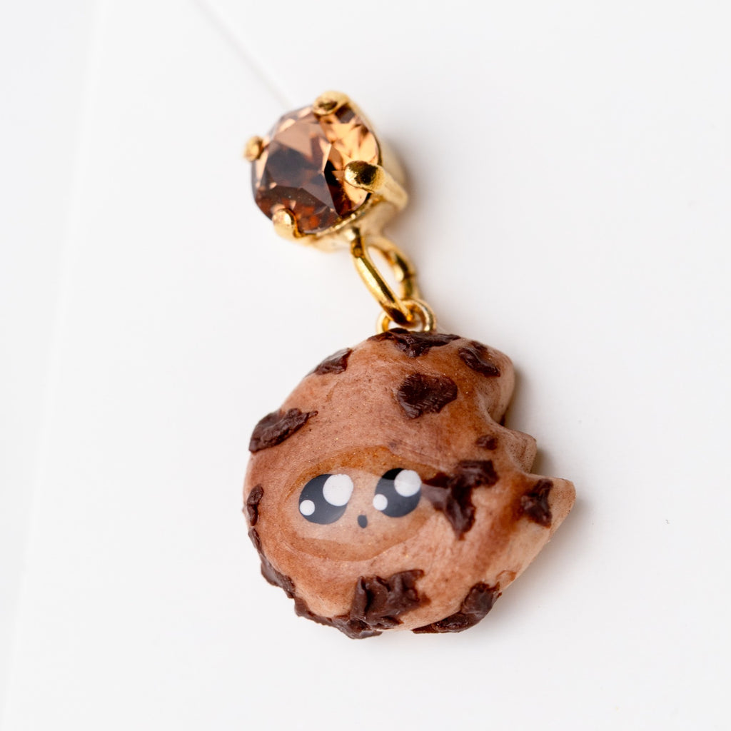 Cookie earrings with Swarovskicrystals