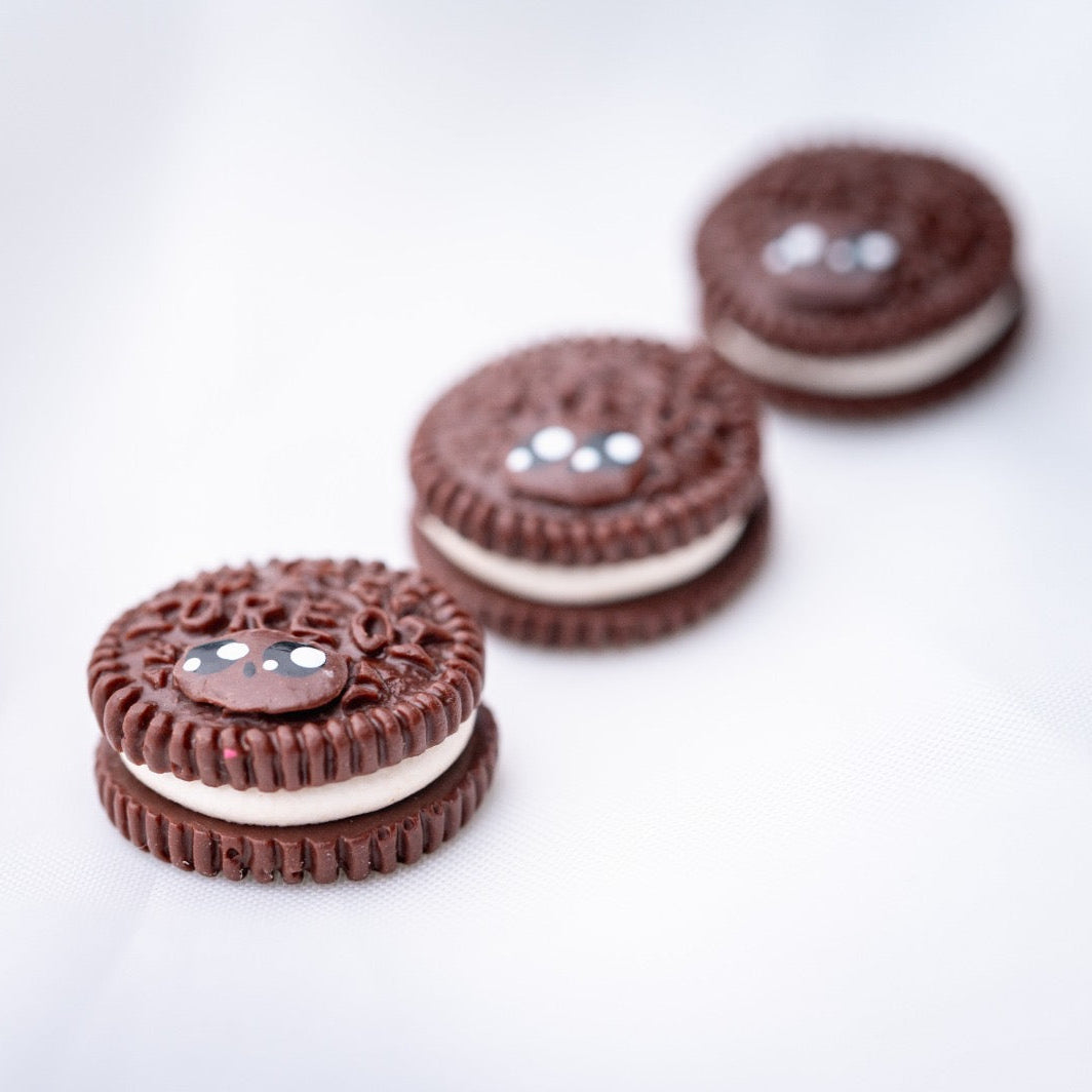 Cute oreo miniature - handmade polymerclay jewelry