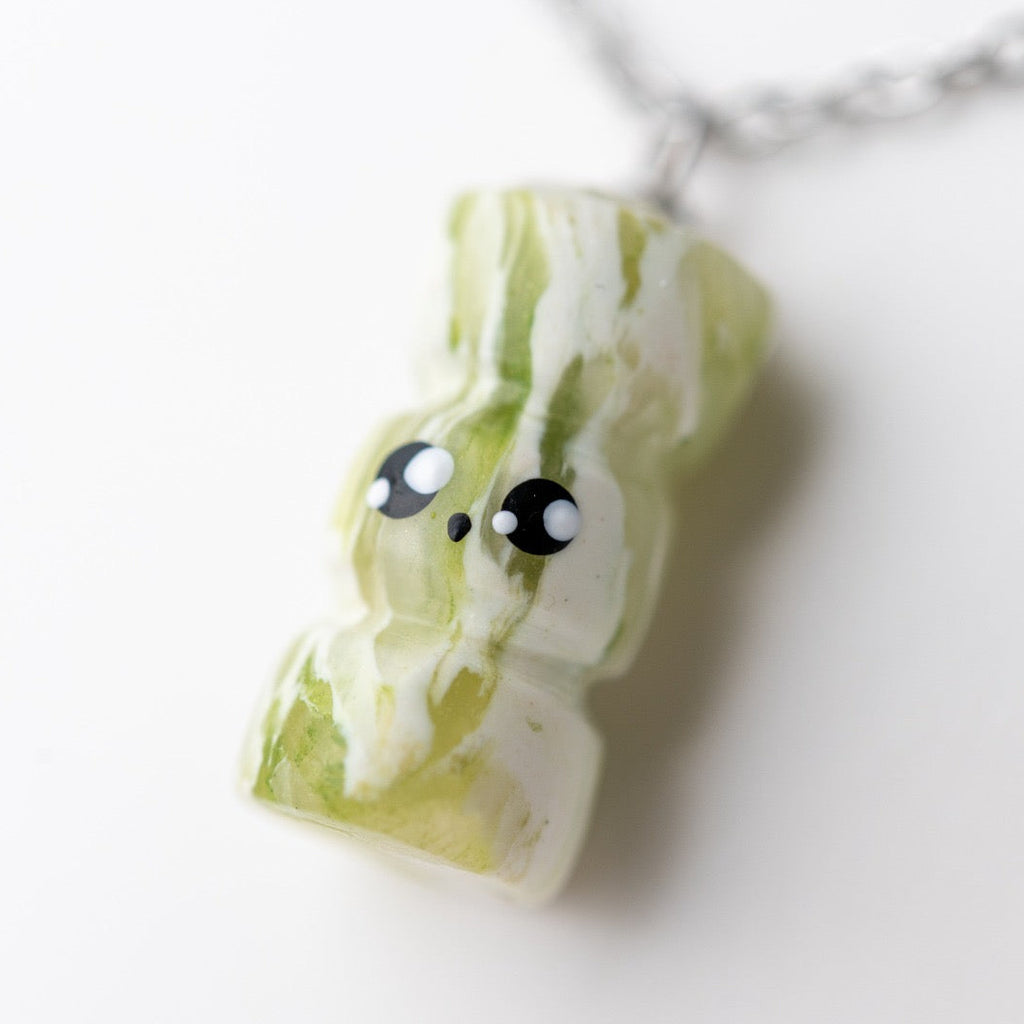 Matcha drink miniature - cute polymer clay jewelry
