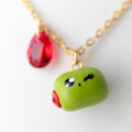 Olive food miniature - cute polymer clay jewelry