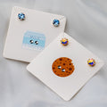 Milk & cookie - Swarovski earrings