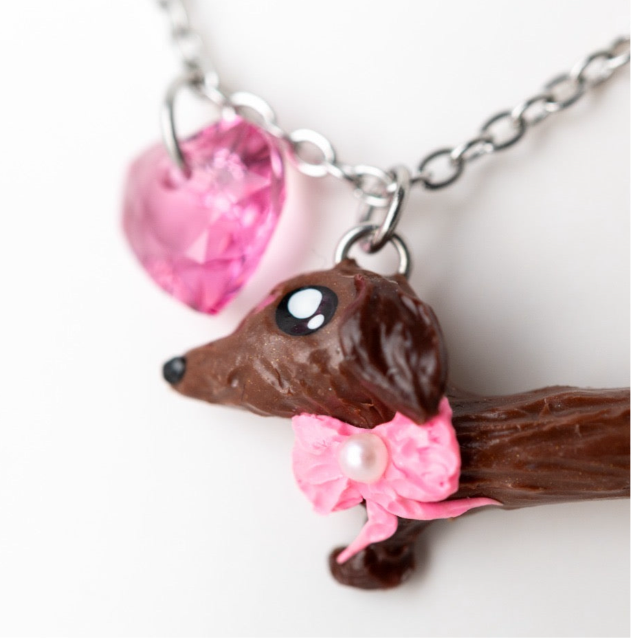 Cute miniature Dachshund - Valentines day cuties