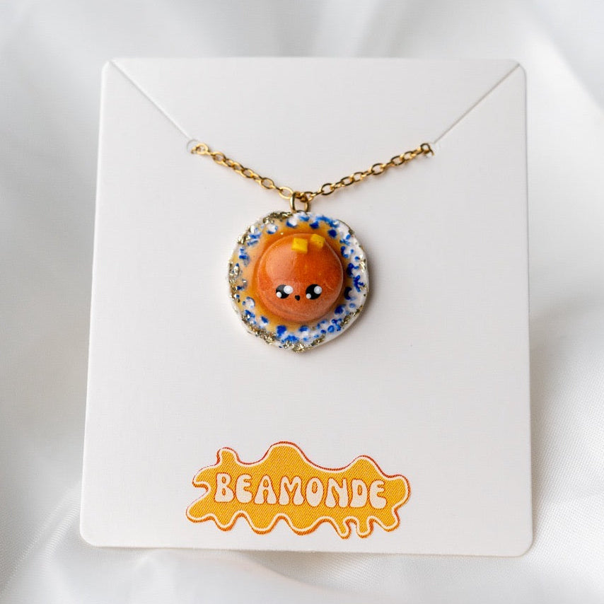 Breakfast pancakes with butter