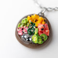 Poke bowl miniature - cute polymer clay jewelry