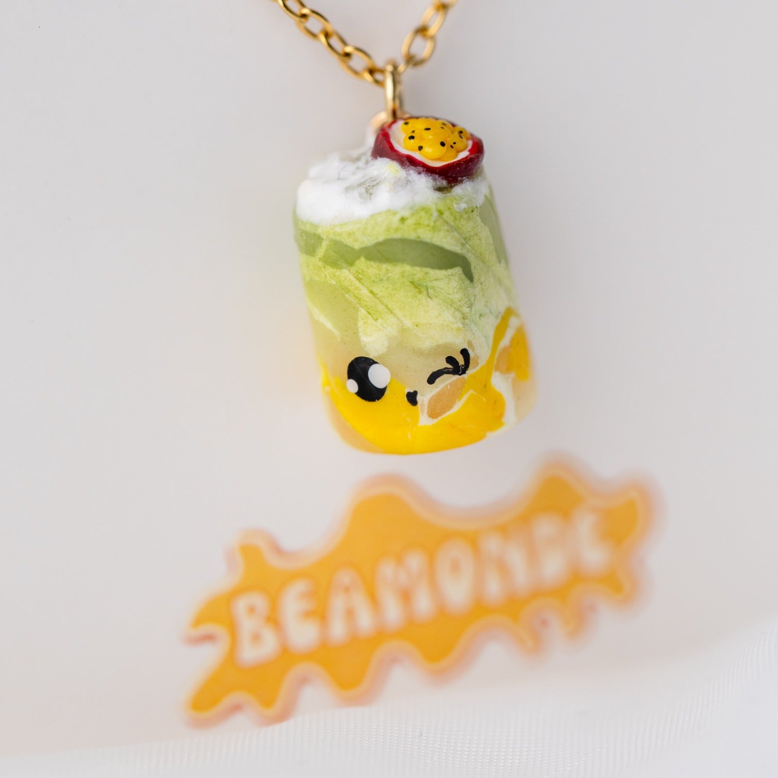 Passion fruit matcha
