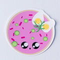 Pink soup sticker