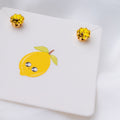 Lemon - Swarovski earrings