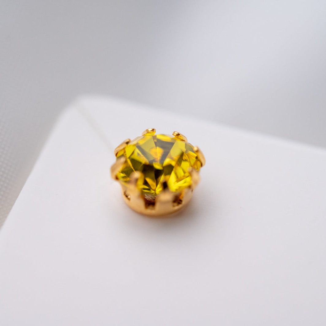 Lemon - Swarovski earrings