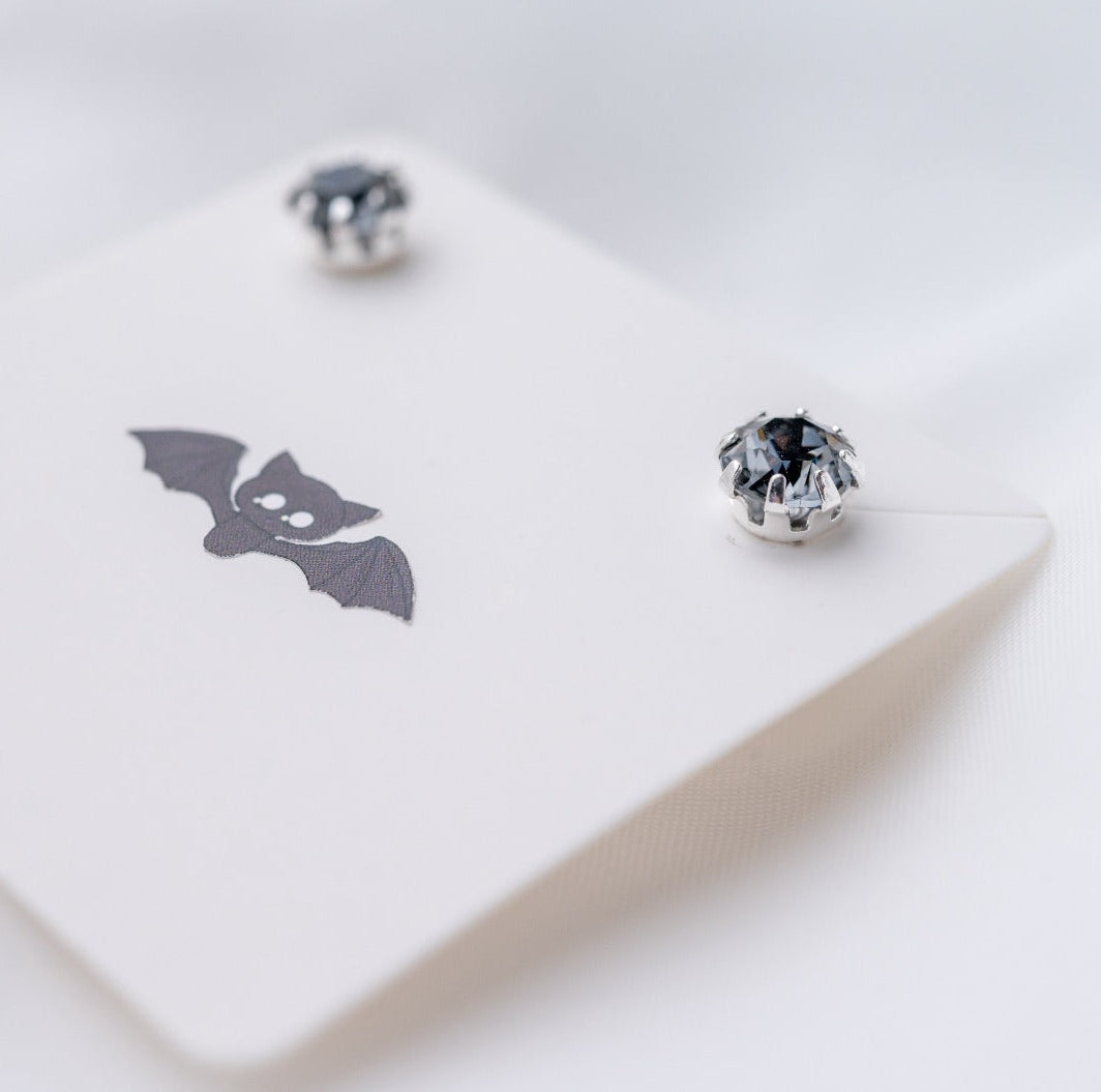 Bat - Swarovski earrings