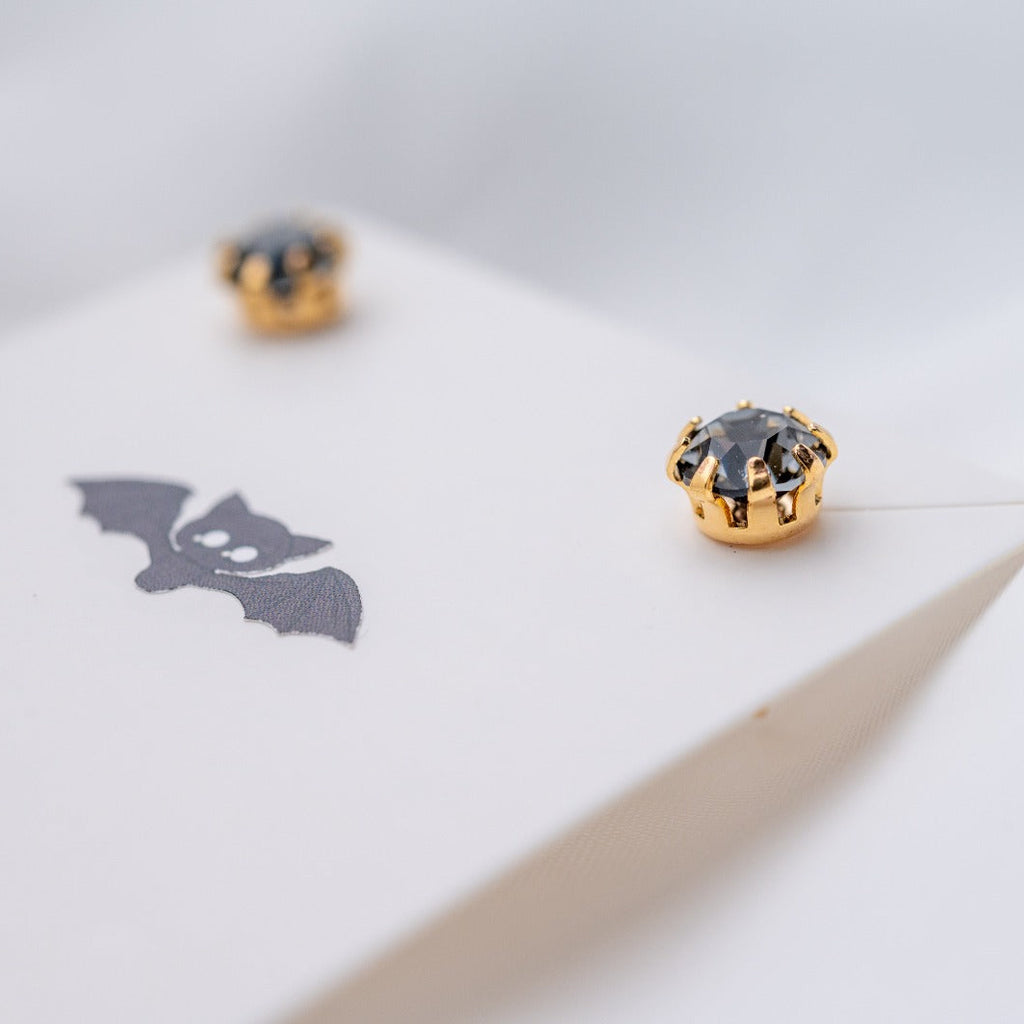 Bat - Swarovski earrings