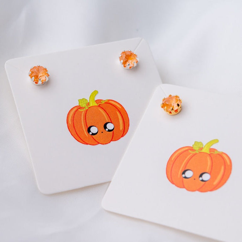 Pumpkin - Swarovski earrings
