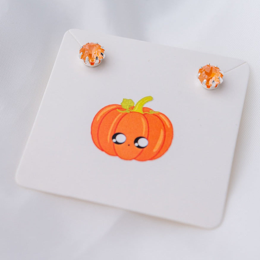 Pumpkin - Swarovski earrings