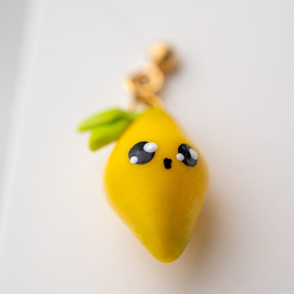 Cute Lemon earrings - handmade polymerclay jewelry