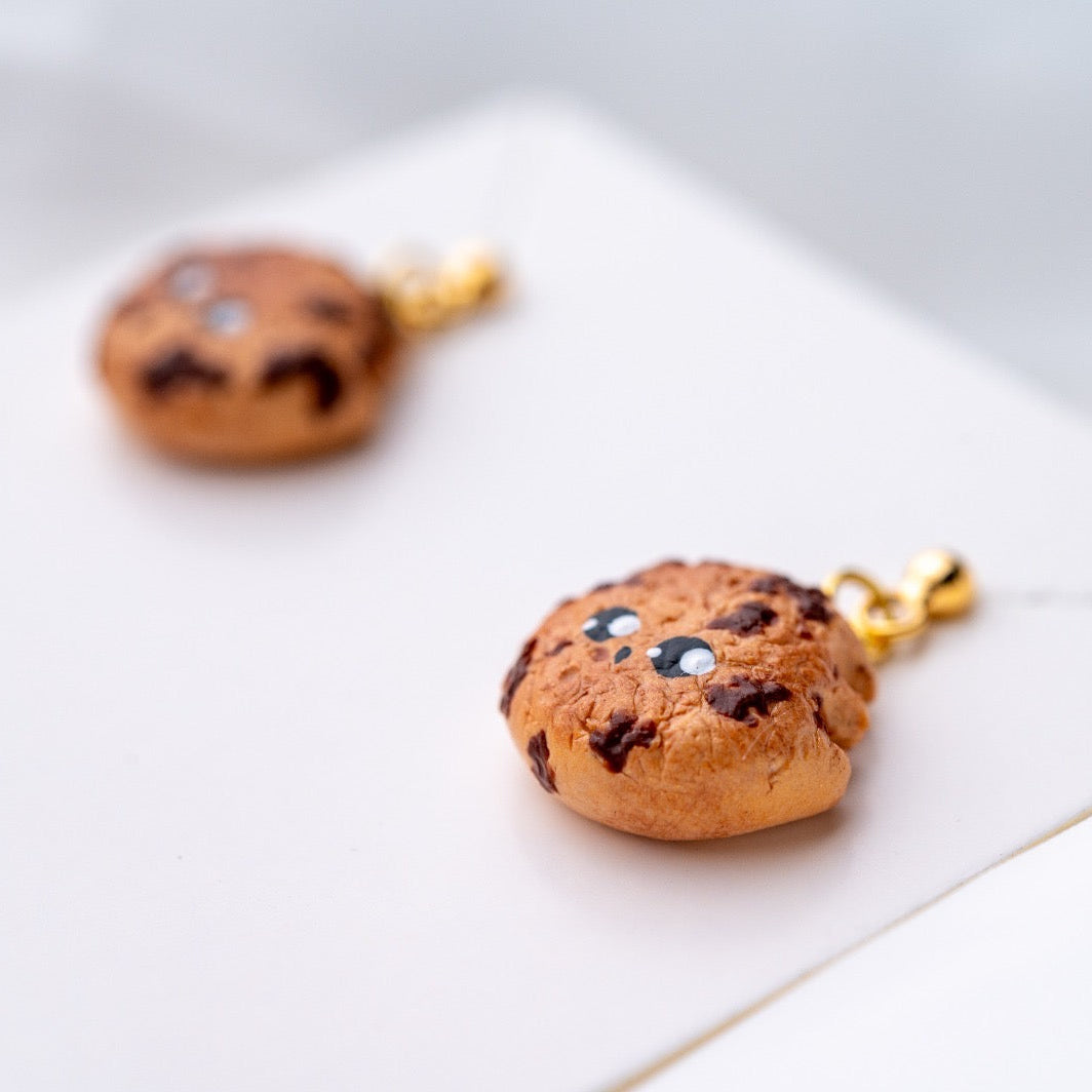 Cute food miniature - Handmade Cookie Earrings