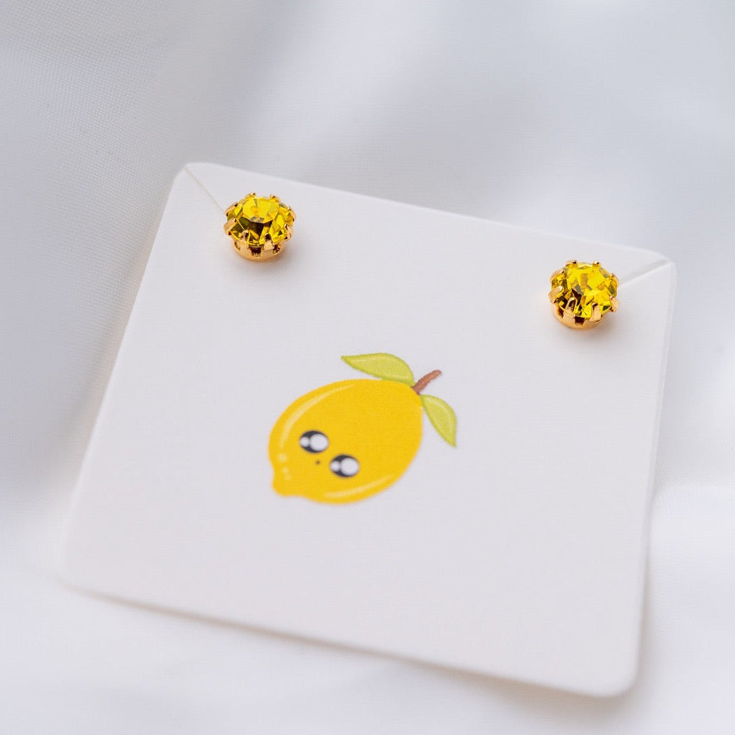 Cute jewelry set of lemon cuties