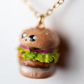 Cute food miniature - Burger necklace